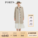 PORTS宝姿女装2025春夏新款质感浅棕挺括风衣 质感浅棕 XS