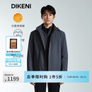 迪柯尼（DIKENI）高端休闲男装秋冬新品时尚城市轻户外棉服夹克 锡灰 L （50）