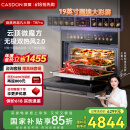 凯度（CASDON）【国家补贴】52L蒸烤箱一体机19英寸画境大彩屏 无极双热风2.0嵌入式变频微蒸烤SR52FDF24-TR Pro