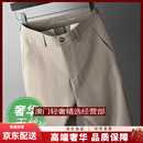 GUYNTS轻奢品牌男士西裤男天丝休闲裤夏季薄款商务宽松直筒高腰男裤子 卡其垂顺天丝 卡其垂顺天丝 29