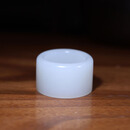 霆轩新疆和田玉籽料22圈白玉扳指男款定制手饰苏工羊脂白玉带证书