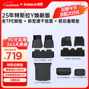倍思（Baseus）25年特斯拉modely/3焕新版脚垫tpe后备箱垫防护防滑配件环保无味