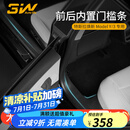 3wauto-life适用于特斯拉ModelY挡泥板门槛条座椅护角防虫网保护罩装饰改装 焕新Y车身门槛条