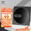 爱国者（aigo）8倍速 USB外置光驱 DVD外置刻录机 移动光驱 外接光驱 笔记本电脑便携光驱外置读刻一体黑色 G100
