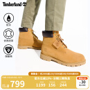 添柏岚（Timberland）官方踢不烂男鞋黄靴户外防水透气皮革偏大|18094 18094W/小麦色 42
