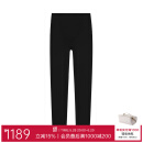 爱慕保暖裤女冬季加厚红加贴兜双层长裤亲肤暖绒AM738002 黑色400 L (170)