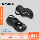 卡骆驰crocs经典云朵老爹鞋洞洞鞋时尚百搭女鞋拖鞋一脚蹬|206750 黑色-001(含智必星) 36 /37(230mm)
