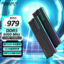 阿斯加特（Asgard）32GB(16GBx2) DDR5 6000 台式机内存条 女武神·瓦尔基里II代 RGB灯条 海力士A-die CL28 极夜黑