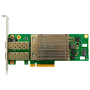 国产25G/40G/100G网卡自主可控QSFP28光纤网卡兼容linux海思芯片 10G双口国产信创PCleX8