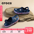 卡骆驰crocs洞洞鞋贝雅卡骆班轻便耐磨一脚蹬休闲鞋|205089 深蓝/辣椒红-4CC 43 (270mm)