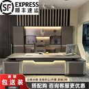 高端老板桌办公桌简约现代轻奢董事长办公室家具烤漆大班台经理桌 2.4米大班台