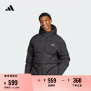 adidas暖「芯」科技530蓬拒水防泼保暖鸭绒羽绒服男阿迪达斯官方 黑色 2XL