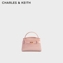 CHARLES&KEITH鳄鱼纹凯莉包手提包斜挎婚包包女包生日礼物CK2-50270880-1