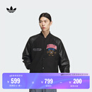 adidas宽松运动保暖棉服外套男装阿迪达斯官方三叶草JD5793 黑色 L