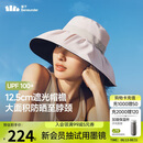 蕉下（beneunder）遮阳帽防晒帽女大帽檐渔夫帽子海边度假爬山装备夏季太阳帽粉