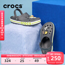 卡骆驰crocs洞洞鞋贝雅卡骆班轻便耐磨一脚蹬休闲鞋|205089 石板灰/青柠绿-0GX 41 /42(260mm)
