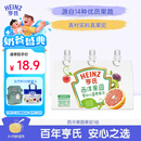 Heinz西洋果园果汁泥78g*3袋婴幼儿宝宝水果泥辅食猕猴桃西梅泥