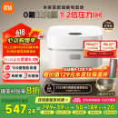 米家小米电饭煲0氟涂层钛内胆不粘3L家用2-3人 IH加热3D压力智能APP多功能电饭锅煮饭锅煮粥锅 P1 