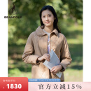 beanpole滨波秋冬女士休闲基础款美拉德米色菱格绗缝棉服 米色 160/84A S