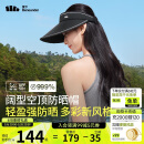 蕉下（beneunder）遮阳帽女太阳帽空顶帽防晒帽防紫外线遮脸时尚百搭UL569黑