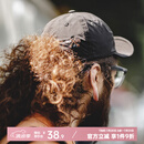 马登工装日系户外轻薄棒球帽跑步遮阳速干透气短檐鸭舌帽子男款夏小标 黑色 【星空黑/美式露营帽】 均码 (可调节 头围58cm)