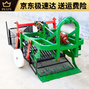 旭杉斯平地起垄通用型花生收获机撒播行播都能收HXM5515 80型震动式花生收获机