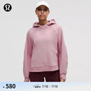 lululemon丨 Scuba 女士宽松款侧开口连帽衫 LW3IU6S 蔷薇粉 M /L