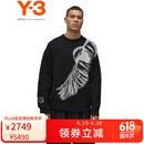 Y-3【38节】y3GFX KNIT CREW男女同款羊毛衫男潮毛衣51-IW7482 黑色 S