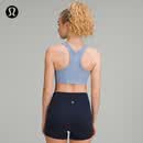 lululemon丨Ribbed Nulu™ 女士瑜伽罗纹圆领运动内衣 LW2ECLS 蓝柳 XS /4