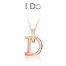 I Do【现货闪发】誓言系列18K金钻金项链珠宝石项链生日礼物节日送礼 18K金钻石项链