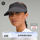 lululemon丨Fast Paced女士前侧加高空顶遮阳帽速干芯吸 LW9FM9S 黑色 O/S