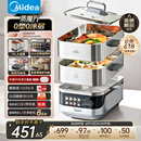 美的（Midea）蒸魔方多功能家用电蒸锅 炖蒸涮煮一体 大容量 不锈钢可拆洗 国家补贴【厨房好物】MZ-ZGS352302