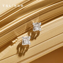 谢瑞麟（TSL）18K金钻石耳钉女款白金耳环耳饰送礼BC617