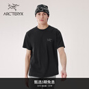 ARC'TERYX始祖鸟 KRAGG SL COTTON SS 透气 男子 棉质短袖T恤 BLACK/黑色 L