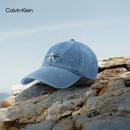 Calvin KleinJeans情侣ck刺绣潮流复古棉质弯檐牛仔棒球帽 458-牛仔蓝 均码 OS