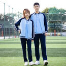 广济中学生班服春秋装幼儿园园服夏装班服小学生校服秋冬季四件套 三件套（外套+短袖+长裤） 170 cm