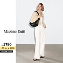 Massimo Dutti折扣升级2025女装复古巴恩风高级感短款真皮皮衣外套04741971 浅棕色 M (CN 170/92A)