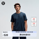 lululemon丨Soft Jersey 男士短袖针织衫芯吸 LM3ES3S 杂色经典海军蓝/杂色海军蓝 L