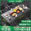 菱动力（LINGDONGLI）蛋卷桌户外折叠露营椅子野餐摆摊烧烤旅行野炊便携式休闲装备全套