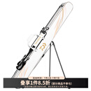 达亿瓦（DAIWA）25新款 一击台钓竿包 可拆卸支架渔具杆包多功能轻量收纳包 135-3P 白（3层 可拆卸支架）