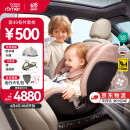 宝得适（BRITAX）宝宝儿童安全座椅0-7岁isize认证正反360°旋转成长骑士 通风款 Air薄雾粉