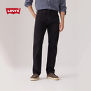 Levi's李维斯25年秋冬新款男士美式505标准直筒潮流休闲牛仔长裤 黑色 32 (32)