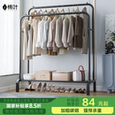 楠叶 衣架落地 卧室挂衣架 宿舍衣帽架 阳台晾衣杆 简易置物架GYGX-13