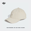 adidas运动遮阳棒球帽男女夏季阿迪达斯官方三叶草JN7136 矾土棕   OSFM