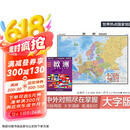 2025新版 欧洲地图挂图 折叠图（折挂两用 中外文对照 大字易读 865mm*1170mm)世界热点国家地图