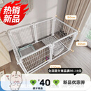 宠物狗狗围栏大中小型犬室内狗笼子栅栏柯基专用狗窝一室一厅一卫 加粗网格款围栏100*50*50CM