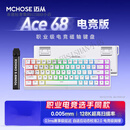 迈从（MCHOSE）键盘60Pro磁轴键盘 RT电竞游戏客制化机械有线连接全 Ace 68 电竞版 白色 蓝冰磁轴 USB