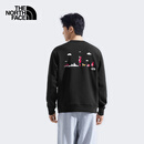 北面（The North Face）卫衣情侣款Uncle Belly合作系列针织卫衣舒适透气25秋季新品|8HNF JK3/宇宙黑 L /175