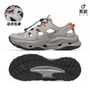 骆驼（CAMEL）户外溯溪鞋男士夏季新款运动凉鞋女速干涉水鞋子透气爸爸男鞋 F15B303004，沙色/橙，男 40