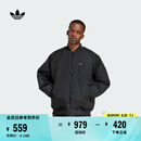 adidas宽松飞行员领运动保暖棉服外套男装阿迪达斯官方三叶草   黑色   M